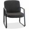 Lorell Big & Tall Upholstered Guest Chair, Black LLR84586 - alternate 1